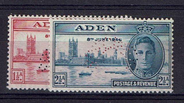 Image of Aden SG 28S/9S UMM British Commonwealth Stamp